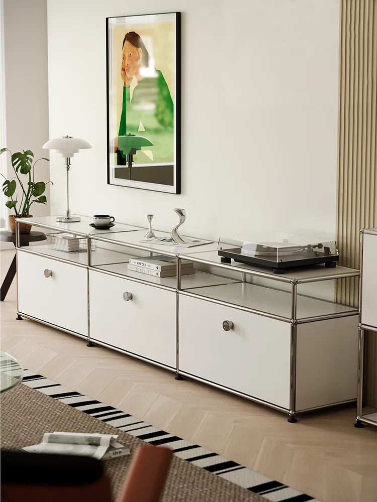 Tv Stand Storage Cabinets Corner Cabinet Metal